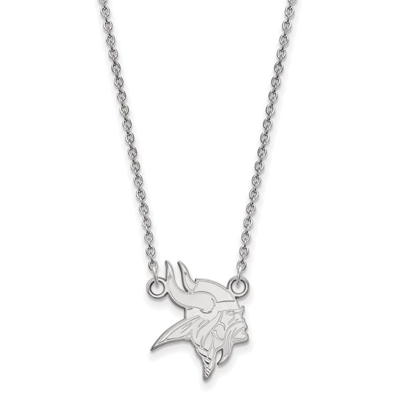Sterling Silver Minnesota Vikings Small Pendant Necklace Sterling Silver Minnesota Vikings Small Pendant Necklace